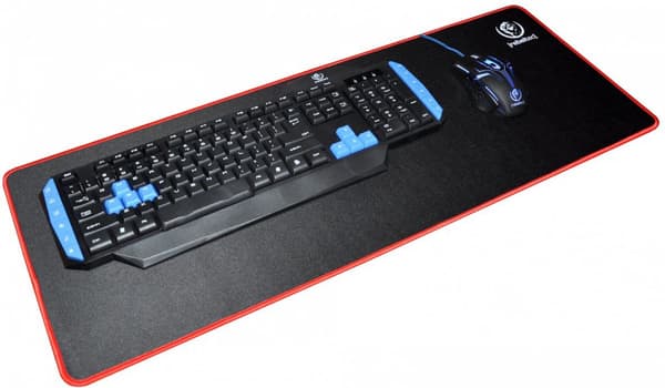 Rebeltec Slider Long+ gaming musemåtte sort 780x300x3mm