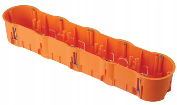 Pawbol A.0048PG dyb 5-gangs installationsboks orange
