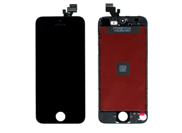 renov8 lcd kosketusnäyttö iphone 5 musta
