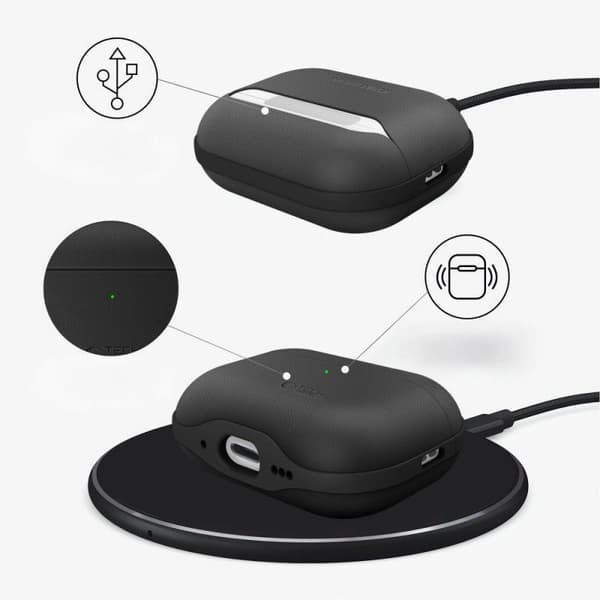 Tech-Protect NaturalFit nahkakuori musta