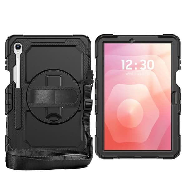 Tech-Protect Solid Musta Kuori Samsung Galaxy Tab S11:lle