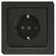 Eltako dss55e-am schuko socket anthracite matte