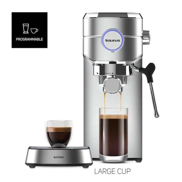 Taurus Euforia espressomaskin 1450W 20 bar silver