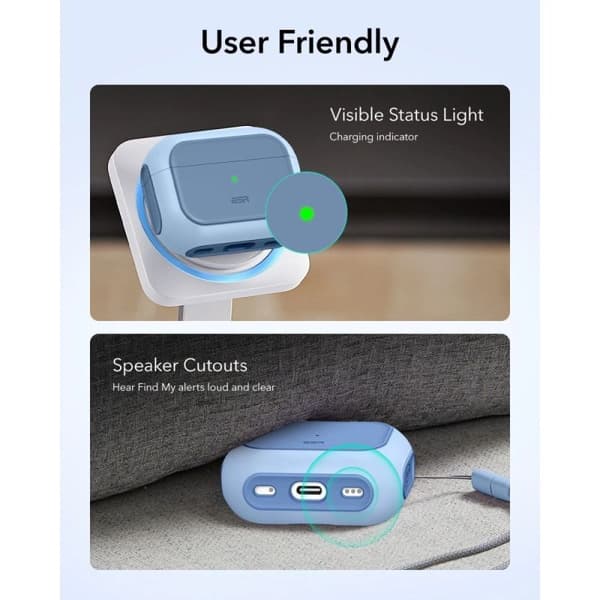 ESR Orbit HaloLock MagSafe etui til AirPods Pro Blå