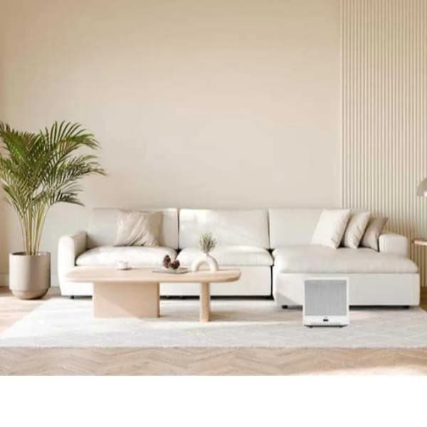 htw convector Silver 2000W elektrisk konvektorvärmare