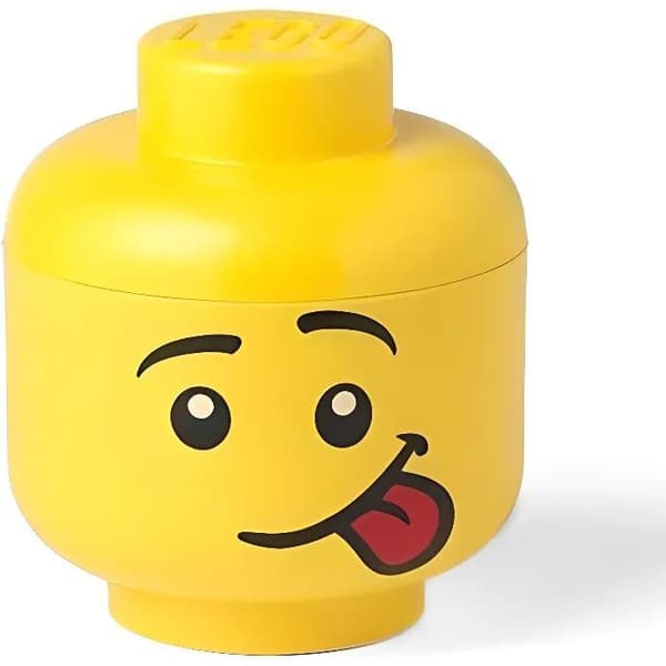 LEGO Opbevaringshoved "Silly" (gul)