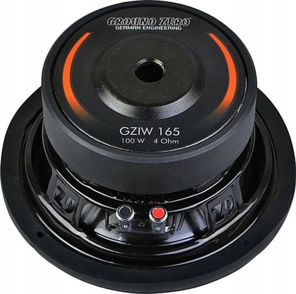 Ground Zero GZIW 165 subwoofer 100W RMS musta
