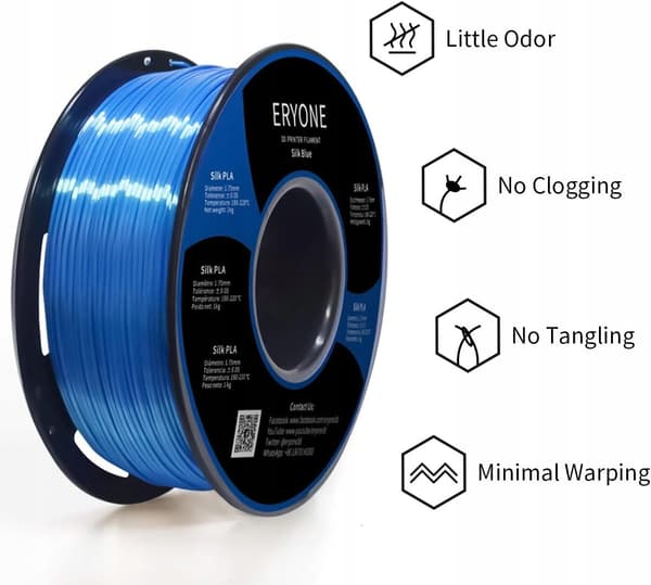eryone silk pla sininen 1kg