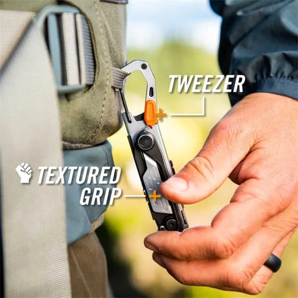 Gerber Stake Out Silver Multitool med 11 funktioner