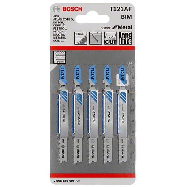 Bosch t 121 af figursågblad 5-pack