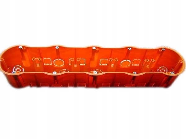 Pawbol A.0048PG dyb 5-gangs installationsboks orange