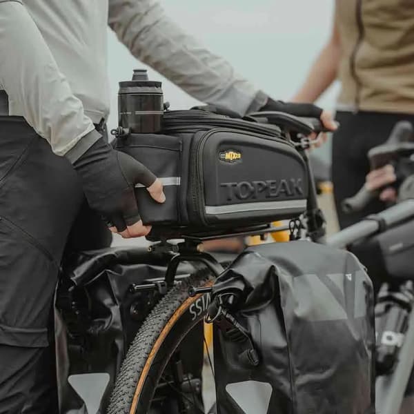 Topeak eyelet mount Silver pannier rack