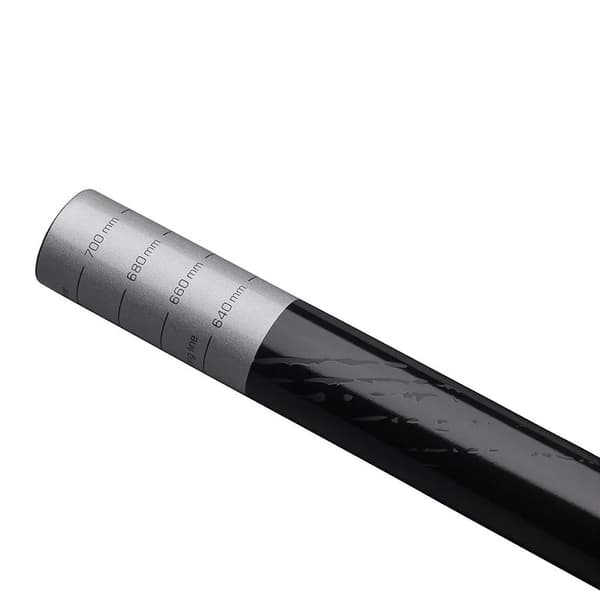 PRO Tharsis styr kolfiber 720mm 35mm sort