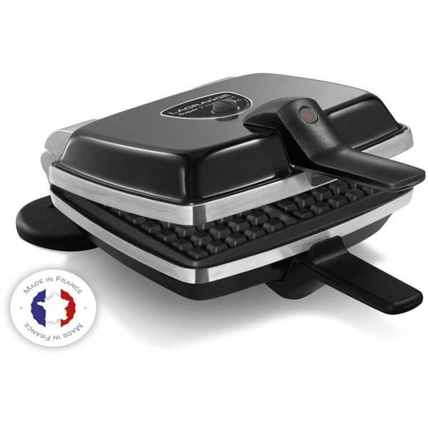 Lagrange Super 2 vaffeljern sort 1000W