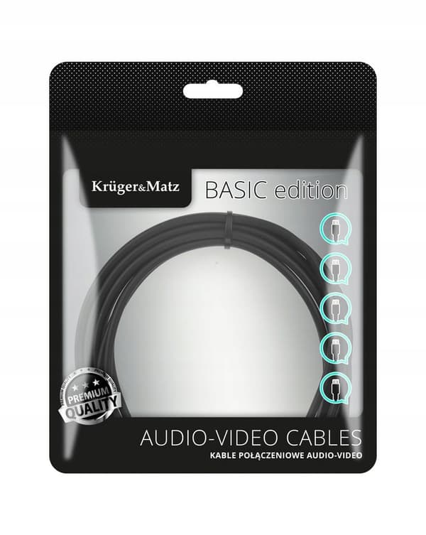 Kruger&Matz km1263 USB-kaapeli USB-A:sta USB-C:hen 1m 10Gbps