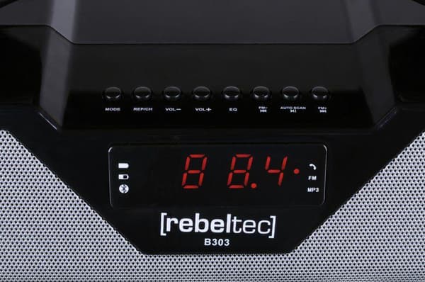 Rebeltec SoundBox 400 Bluetooth-kaiutin 20W Harmaa