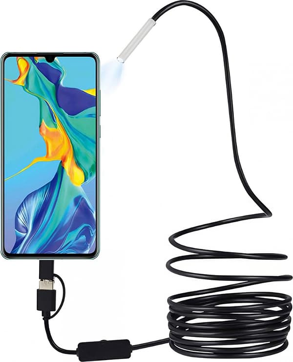 retoo endoskooppikamera 3.9mm 5m USB-C LED