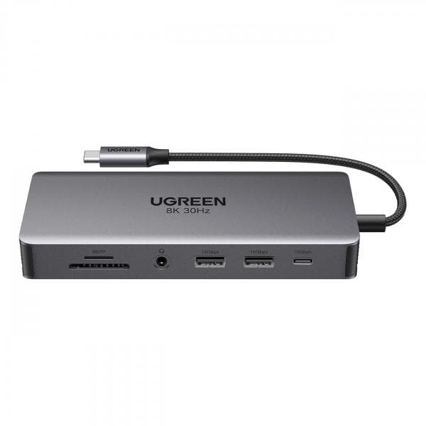 Ugreen CM681 USB-C Hub 13-i-1 grå