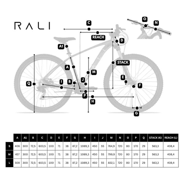 Rali Adv-i 29'''' Deore MTB cykel Blå