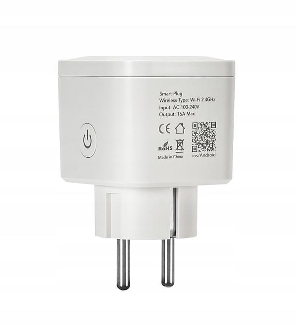 Nous a7 smart plug hvid 16A