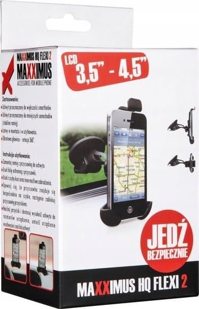 Maxximus HQ Flexi 2 auton puhelinpidike musta
