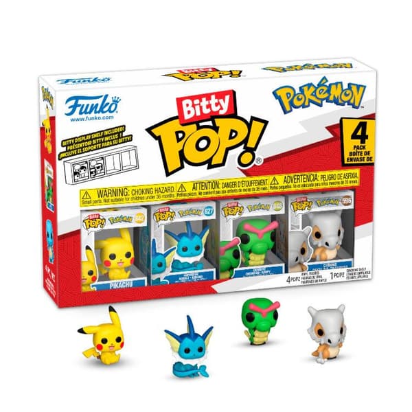 Funko Bitty POP! Pokémon - 4 mini figurer i multicolor