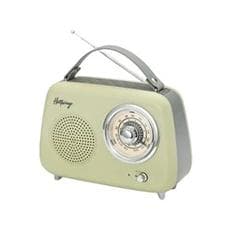 Halterrego radio retro vert olive avec Bluetooth 5.0
