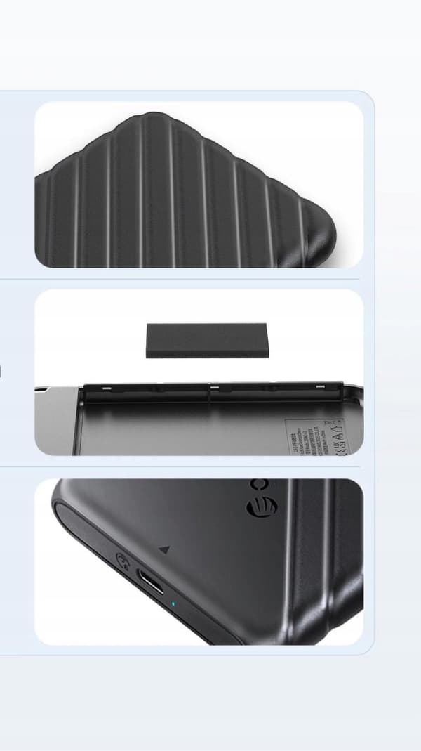 Orico Pocket Drive Enclosure 2.5'' USB-C 6TB Sort
