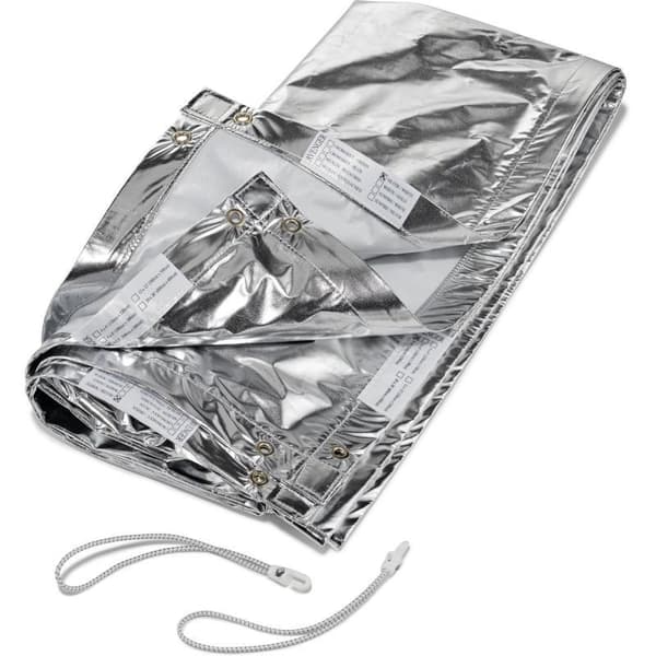 Avenger Photo Silver/White Fabric Studio Background