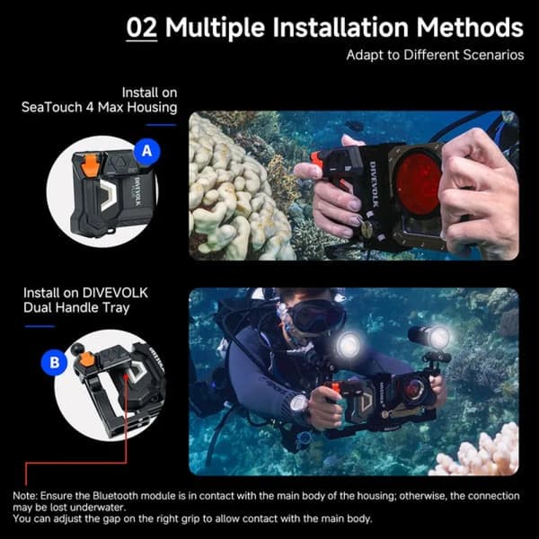 Divevolk External Underwater Shutter Gray