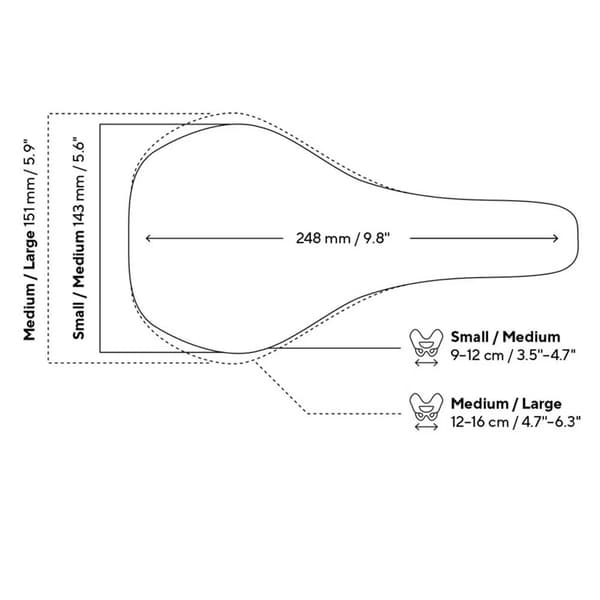 Ergon SR Allroad Pro sadel svart