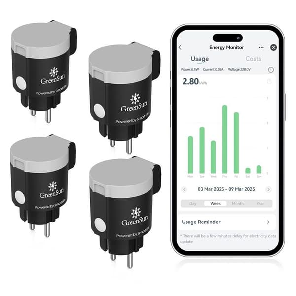 Greensun programmerbar smart stik til hjemmeautomatisering