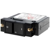 Blue Sea Systems A-Series Flat Rocker 15A musta