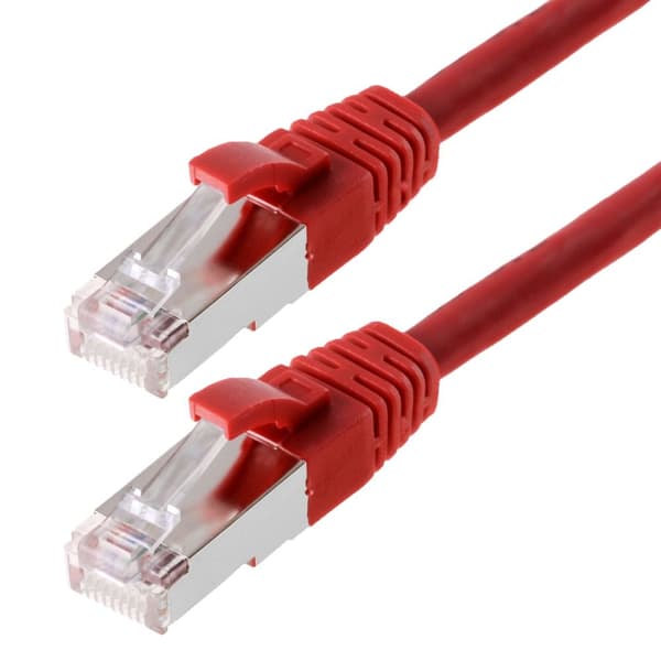 Helos Cat 5e SF/UTP netværkskabel 3m rød