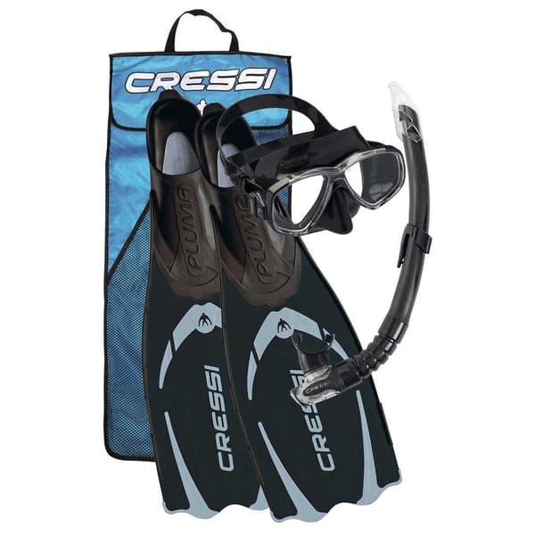 Cressi Pluma snorkelsæt i noir