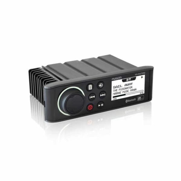 Fusion MS-RA70N svart marin stereo med Bluetooth och 200W effekt