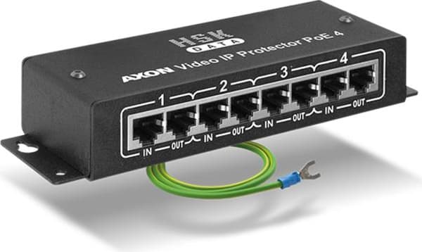 Acar Suojalaite Axon Video IP Protector PoE 4, metalli