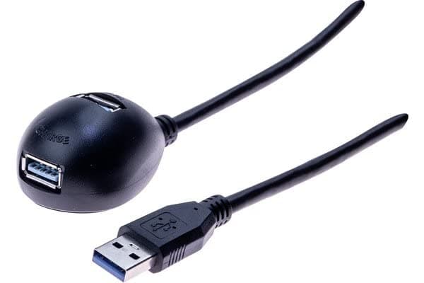 frohlich-walter usb hub 3.0 svart 1.5m