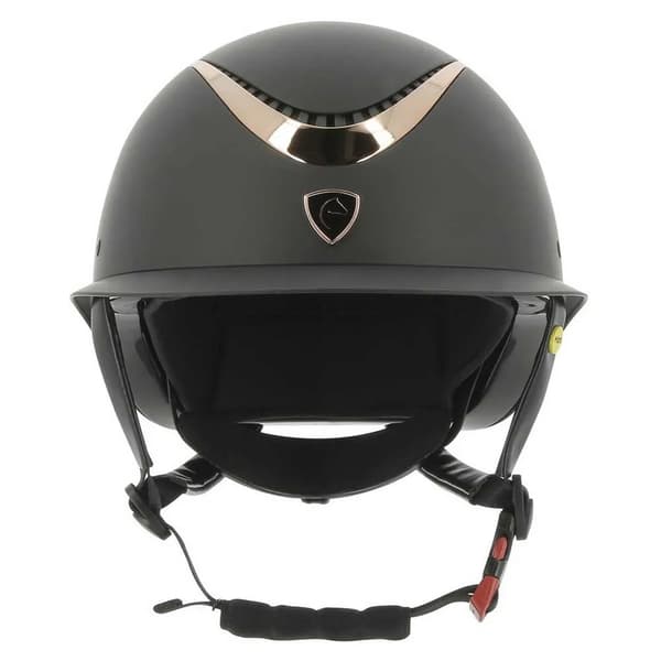 Equitheme Wings Mat MIPS Hjälm Svart/Rosa