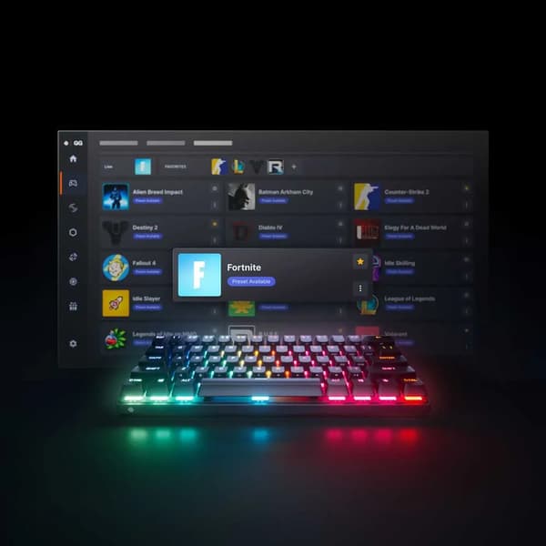 SteelSeries Apex Pro Gen 3 Mini Gaming Keyboard med justerbara switchar