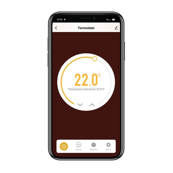 Muvit miosth001 smart termostat trådet sort