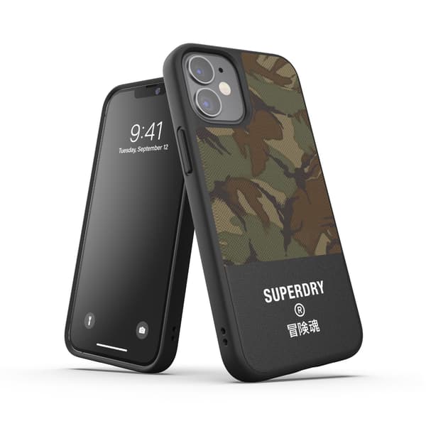 Superdry formet etui canvas Grøn