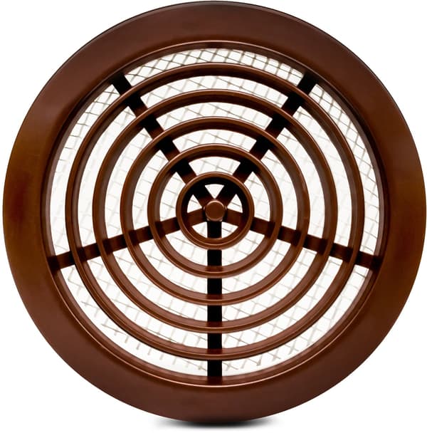 Awenta t76br mini-awent ventilationsgitter brun 80mm