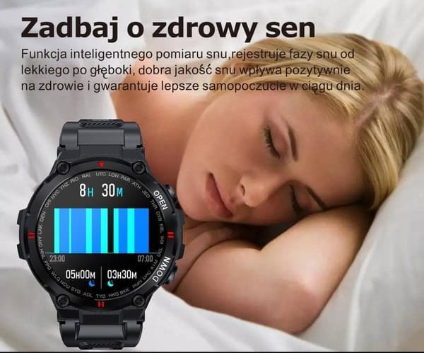 Gravity GT7-5 Smartwatch Rød