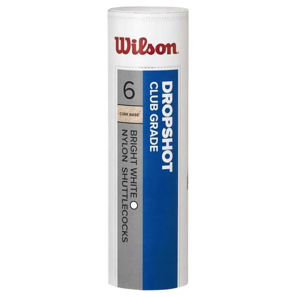 Wilson Dropshot volanter i nylon, 6-pack