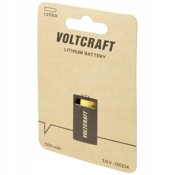 Voltcraft CR123A kamera batteri 1500 mAh