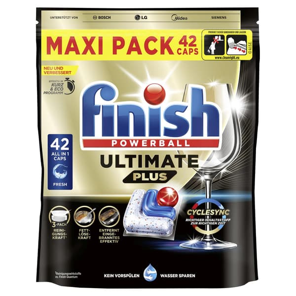 Calgonit Finish Ultimate Plus 42-pack diskmedelstabletter