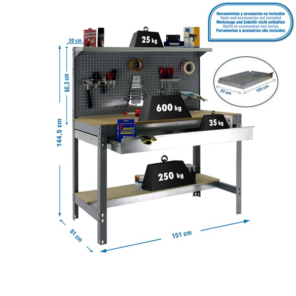 Simonrack bt3 box 1500 Gray/Wood 600 kg