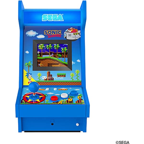 My Arcade Mighty Player blå retro arkadspel med 5 spel