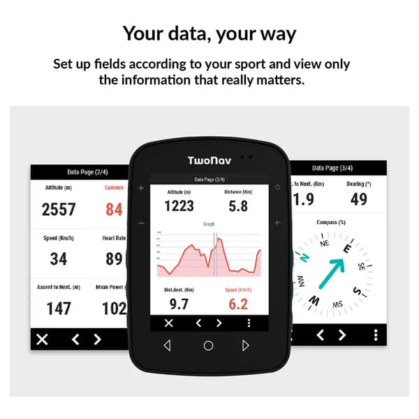 TwoNav Terra GPS navigator sort 64 Go